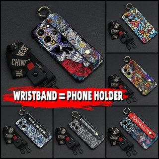 Wrist Strap protective Phone Case For infinix Note30 4G/X6833B Anti-dust Phone Holder Graffiti Lanyard Dirt-resistant