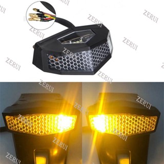 Zr ไฟท้ายรถจักรยานยนต์ LED 12V สไตล์เรโทร 1 ชิ้น