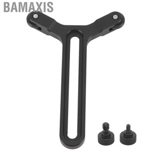 Bamaxis Long Lens Support Bracket 5kg Loading Adjustable Aluminum Alloy Double Wheels Stable Y Black for Ronin S