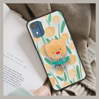 drift sand Dirt-resistant Phone Case For Nokia C02/TA-1522 Silicone Durable protective Waterproof TPU glisten Cartoon