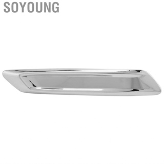 Soyoung Side Fender Vent Decor  Wear Resistant Reliable Trim High Performance for 528i 2013-2016 Fit F10 LCI