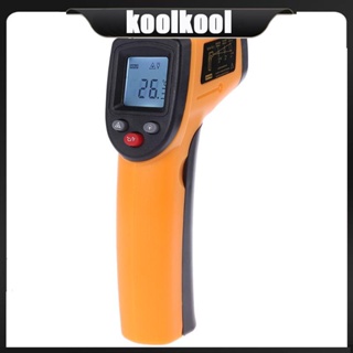 Kool เครื่องวัดอุณหภูมิอินฟราเรดดิจิทัล C F GM320 IR -50 380 องศาเซลเซียส