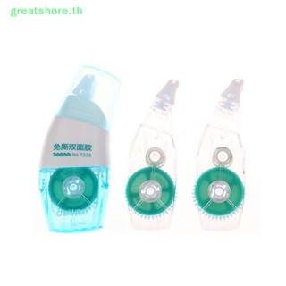 Greatshore เทปกาวสองหน้า 8 มม. X 6 ม. พร้อมไส้ปากกา DIY สําหรับโรงเรียน สํานักงาน