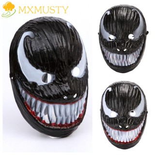 Mxmusty หน้ากากพลาสติก พร็อพคอสเพลย์ Venom Deadly Mask สําหรับเด็ก