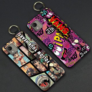 protective Shockproof Phone Case For Nokia C110 4G Wristband ring personality Anti-knock Durable Dirt-resistant cartoon