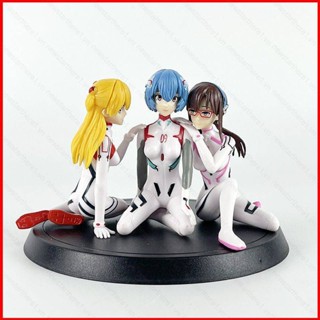 Ere1 โมเดลฟิกเกอร์ EVA Evangelion Ayanami Rei Asuka Soryu Mari ของเล่น สําหรับเด็ก เก็บสะสม ของขวัญ 3 ชิ้น