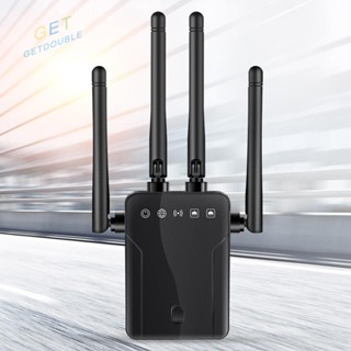 [Getdouble.th] เราเตอร์ขยายสัญญาณ WiFi ไร้สาย 2.4G 300Mbps ปลั๊ก EU US