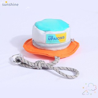 Ssunshine กระเป๋าใส่เหรียญ พวงกุญแจ รูปหมวก แบบพกพา แฟชั่นสร้างสรรค์ สําหรับเดินทาง