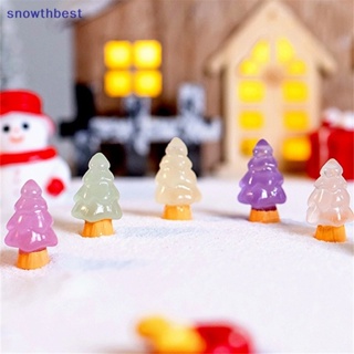 [Snowth] ต้นคริสต์มาสเรืองแสง ขนาดเล็ก สําหรับตกแต่งบ้านตุ๊กตา 5 ชิ้น