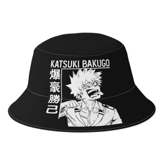 【พร้อมส่ง】หมวกบักเก็ต ลายอนิเมะ My Hero Academia Katsuki Bakugo แฟชั่นฤดูร้อน ฤดูใบไม้ร่วง กลางแจ้ง สําหรับผู้ชาย และผู้หญิง