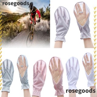 Rosegoods1 ถุงมือกันแดด ฤดูร้อน ขับรถ ขี่รถ ถุงมือกลางแจ้ง กีฬา ผู้หญิง เลดี้