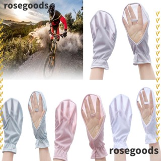 Rosegoods1 ถุงมือกันแดด ฤดูร้อน ขับรถ ขี่รถ ถุงมือกลางแจ้ง กีฬา ผู้หญิง เลดี้