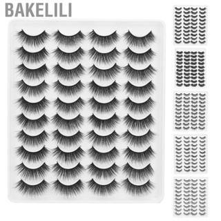 Bakelili No Shed Hair Not Loose Thick Lashes Long and Curly Eyelash with Good Luster for Beauty Salon Home