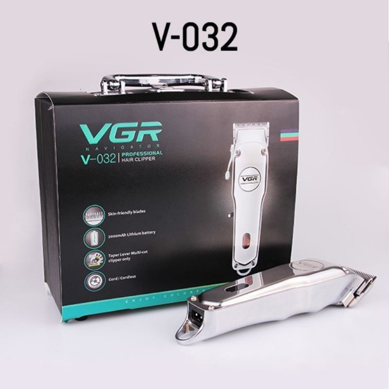 VGR V-032 /35 100% ปัตตาเลี่ยนผม Professional Navigator ตัวเครื่องสแตนเลส