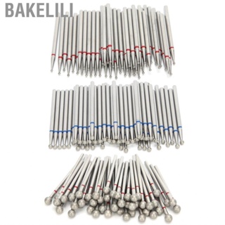 Bakelili 50pcs Spherical Nail Drill Bits Dead Skin  Polishing Grinding Hea