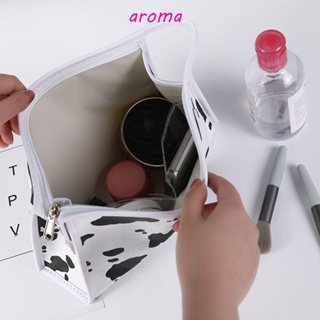 Aroma กระเป๋าเครื่องสําอาง กระเป๋าออแกไนเซอร์ มีซิป หลายชั้น อเนกประสงค์ สําหรับเดินทาง