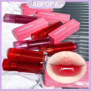 Abpopa Beauty HERORANGE ลิปกลอสกระจก 3D ให้ความชุ่มชื้น