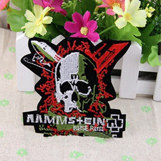 DIY Fabric Sticker Embroidery Badge Patch Clothes Ornament Skull Motif Clearance sale