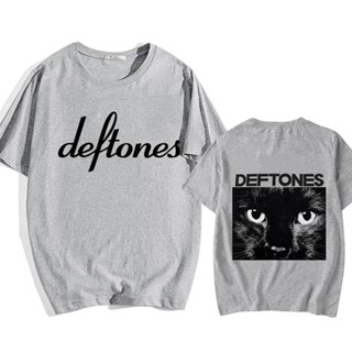 เสื้อยืด แบบนิ่ม พิมพ์ลายกราฟฟิค Deftones สไตล์ญี่ปุ่น ฮาราจูกุ