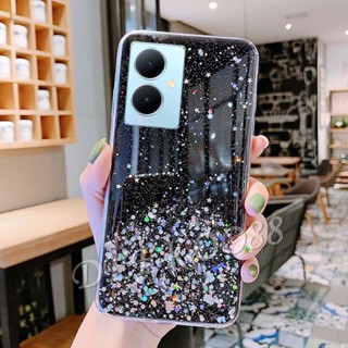 พร้อมส่ง เคสโทรศัพท์มือถือนิ่ม แบบใส ลายดาวอวกาศ วิบวับ สําหรับ VIVO Y27 Y36 Y78 Y02T Y02A 5G 4G 2023 Y27 VIVOY36 VIVOY78