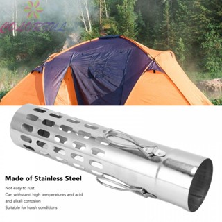 【COLORFUL】Tent Chimney Pipe Cover Weatherproof Ventilation Stainless Steel Stove Pipe 26cm