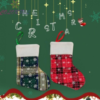 【COLORFUL】12Pcs christmas goodie bags christmas tree decoration swedish Stockings