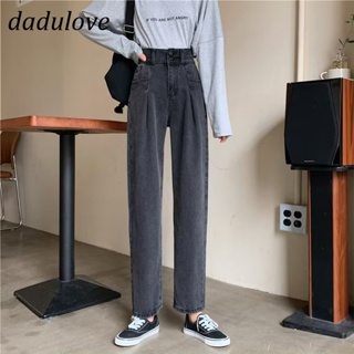 DaDulove💕 New American Ins High Street Retro Jeans Niche High Waist Straight Pants Large Size Trousers