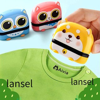 Lansel แสตมป์ชื่อเด็ก กระเป๋านักเรียน ปรับแต่งไม่ได้ DIY เสื้อผ้าเด็ก