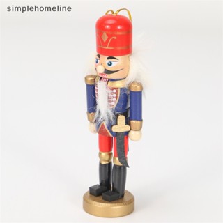 [simplehomeline] ใหม่ พร้อมส่ง ตุ๊กตาการ์ตูนทหารวอลนัท แครกเกอร์ ขนาดเล็ก 12 ซม. สําหรับตกแต่งโต๊ะ