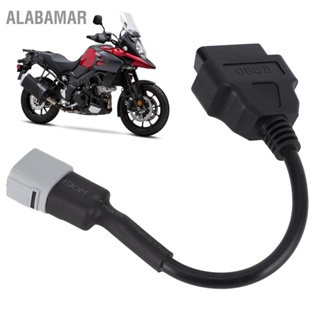 ALABAMAR 6Pin OBD2 อะแดปเตอร์วินิจฉัยสายรัดทดแทนเหมาะสำหรับ Suzuki GSX‑R 1000/1000R/125