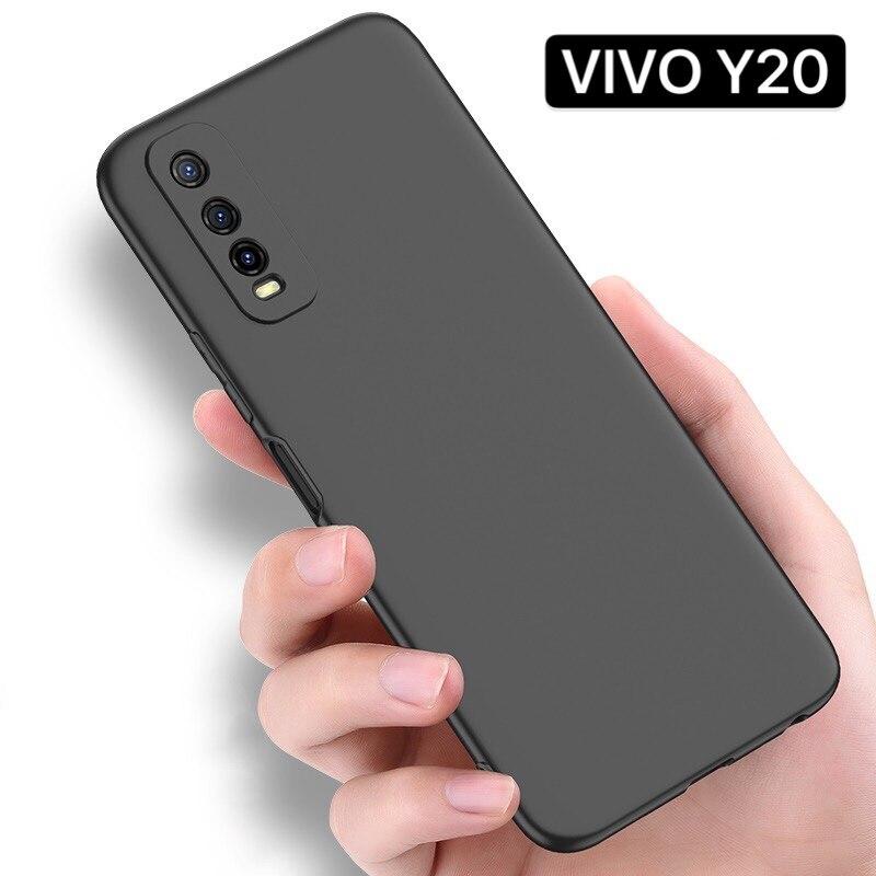 เคส VIVO Y20 / Y12S / Y20i สำหรับวีโว่ ซิลิโคนสีดำ กันกระแทก นิ่ม TPU Case