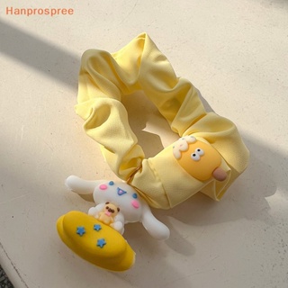 SANRIO Hanprospree&gt; ยางรัดผมหางม้า ขนาดใหญ่ ลายอนิเมะ Cinnamoroll Hello Kitty น่ารัก ของขวัญ สําหรับเด็กผู้หญิง