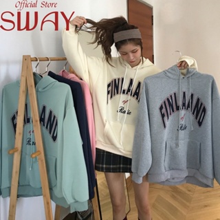 SWAY  เสื้อผ้าผู้ญิง แขนยาว เสื้อฮู้ด คลุมหญิง สไตล์เกาหลี แฟชั่น  High quality Trendy สวยงาม Comfortable A98J1ML 36Z230909