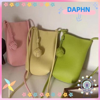 Daphs กระเป๋าสะพายข้าง กระเป๋าใส่เหรียญ สีพื้น เรียบง่าย