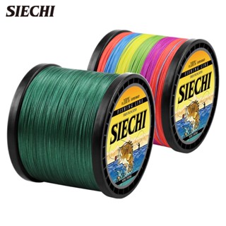 Siechi สายเบ็ดตกปลา 4 เส้น 300 ม. 500 ม. 1000 ม. อุปกรณ์เสริม