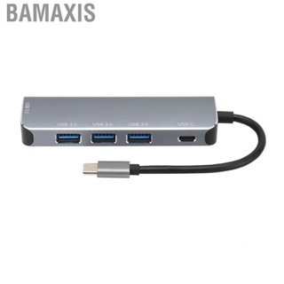 Bamaxis USB C Hub  60W Type‑C PD3.0 Quick Charge Usb Dock 4-Port for Notebook Mobile Phone Tablet