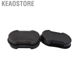 Keaostore Shoes Shine Sponge  Cleaning Ergonomic Professional Portable Stain  Leather Boot Compact for Home Travel