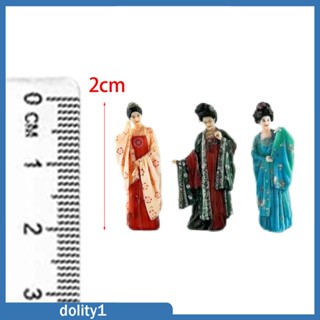 [Dolity1] โมเดลฟิกเกอร์ รูปปั้นจีนโบราณ ขนาดเล็ก 1:87 สําหรับตกแต่งบ้านตุ๊กตา