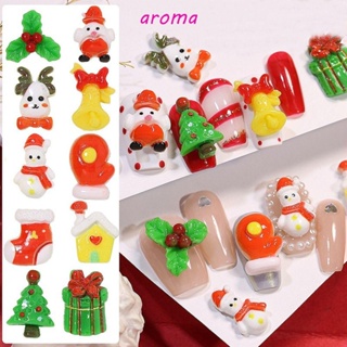 Aroma หัวกวางน่ารัก 3D หลากสี สําหรับตกแต่งเล็บ