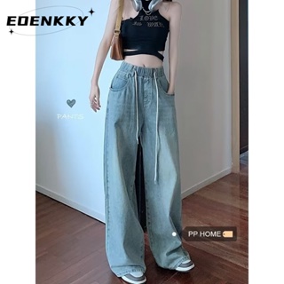 EOENKKY  กางเกงขายาว กางเกงยีสน์ผู้หญิง ทรงหลวม ๆ ตรง Retro Hip Hop Pants 2023 NEW Style  fashion คุณภาพสูง รุ่นใหม่ สบาย A97L85E 36Z230909