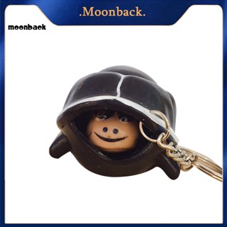 &lt;moonback&gt; น่ารัก PVC ป๊อปเอาท์หัวเต่าบีบคลายเครียดบรรเทาของเล่นพวงกุญแจจี้แหวน