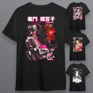 Nezuko Kamado Tshirt - Demon Slayer (Black)_03