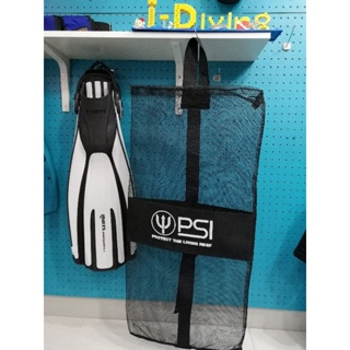 อุปกรณ์ว่ายน้ำ กระเป๋าใส่ฟินดำน้ำ ผ้าตาข่าย PSI Mesh bag Protect the reef Sport Size L