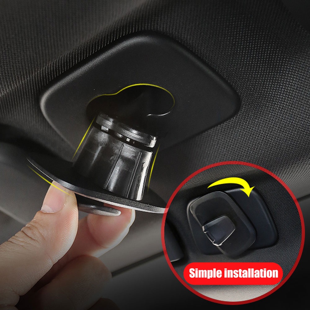 1 Pair รถ ABS ภายในหลังคาตะขอแขวนเสื้อผ้า Hitch Trim สำหรับ Volvo V90 S90 XC40 XC60 XC90