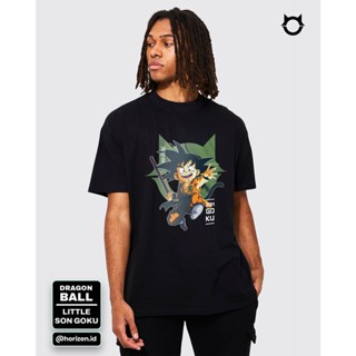 เสื้อยืดแขนสั้นเสื้อยืดโอเวอร์ไซส์Horizen DragonBall Little Son Goku S-5XLS-5XL