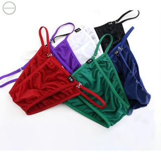 GORGEOUS~Mens-String Underwear T-Back Briefs Sexy Micro Low-rise Bikini Pouch Panties