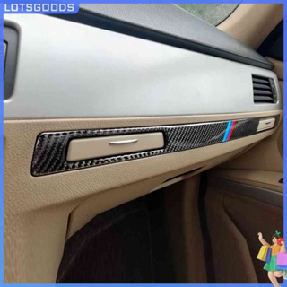 ★ Lotsgoods.th ★【พร้อมส่ง】ฝาครอบที่วางแก้วน้ํา คาร์บอนไฟเบอร์ สําหรับ BMW E90 E92 Auto