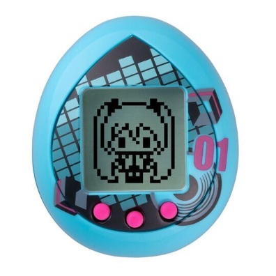 [Ready stock] BANDAI PIAPRO CHARACTERS TAMAGOTCHI HATSUNE MIKUTCHI CYBER MIKU ver.