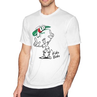 เสื้อยืดพิมพ์ลายแฟชั่น สไตล์ ❦✷✴Zaijiao เสื้อยืด พิมพ์ลาย Fido Dido CREEN PRINTED Pepsi 7up สไตล์วินเทจ สําหรับผู้ชาย F7