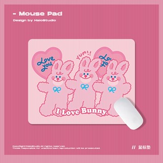 🎀แผ่นรองเมาส์ Mousepad สี่เหลี่ยม ด้านเดียว คอมพิวเตอร์ สํานักงาน เกม แผ่นรองโต๊ะ กันลื่น ระบบแผ่นรองเมาส์ แบบพก